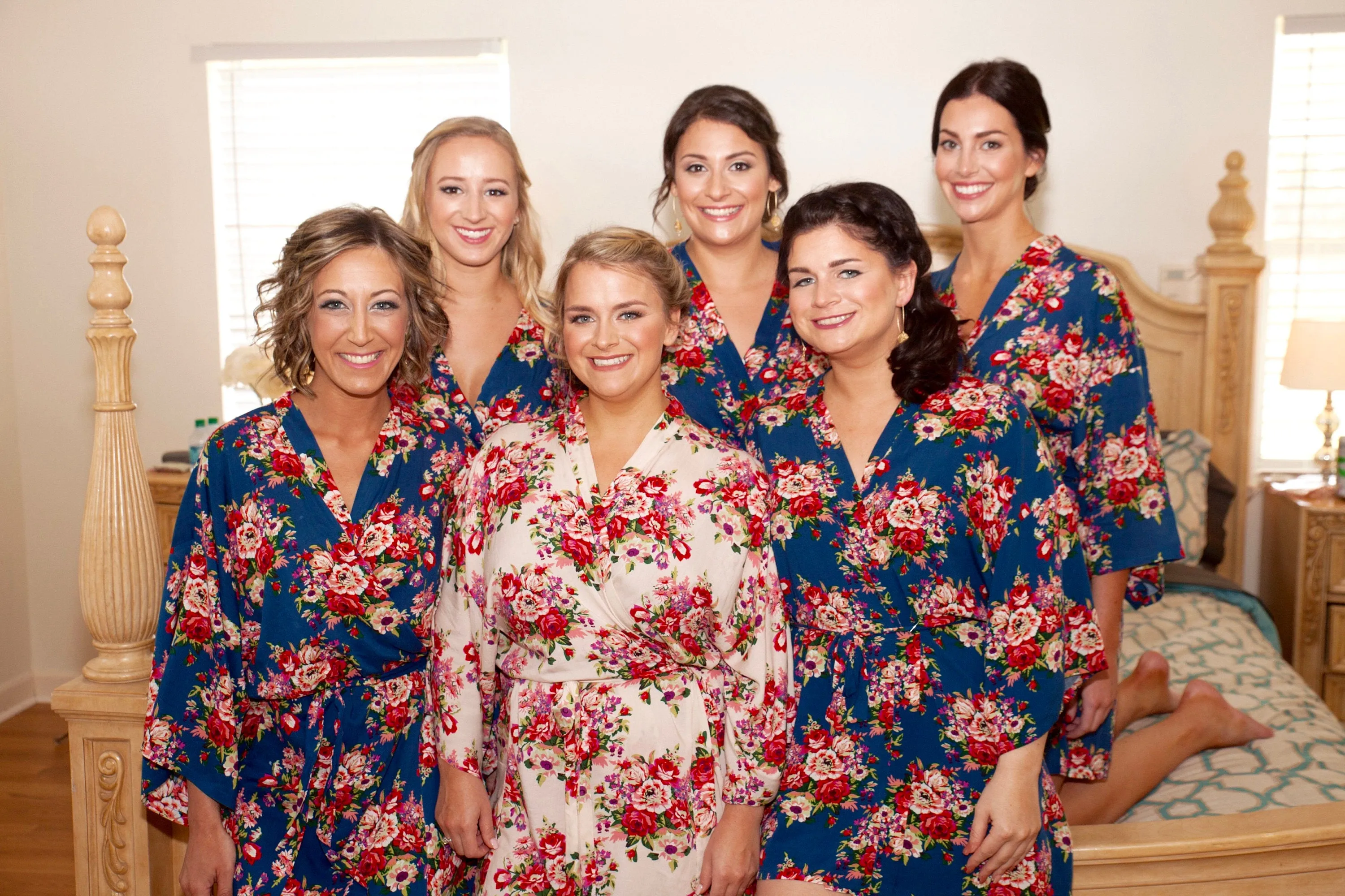 Free Robe! Set of 10,11,12  Bridesmaid Robe, Bridesmaid Gift, Gift for Bridesmaid, Robe for Bridesmaid, Bridal Party Robe, Floral Robe