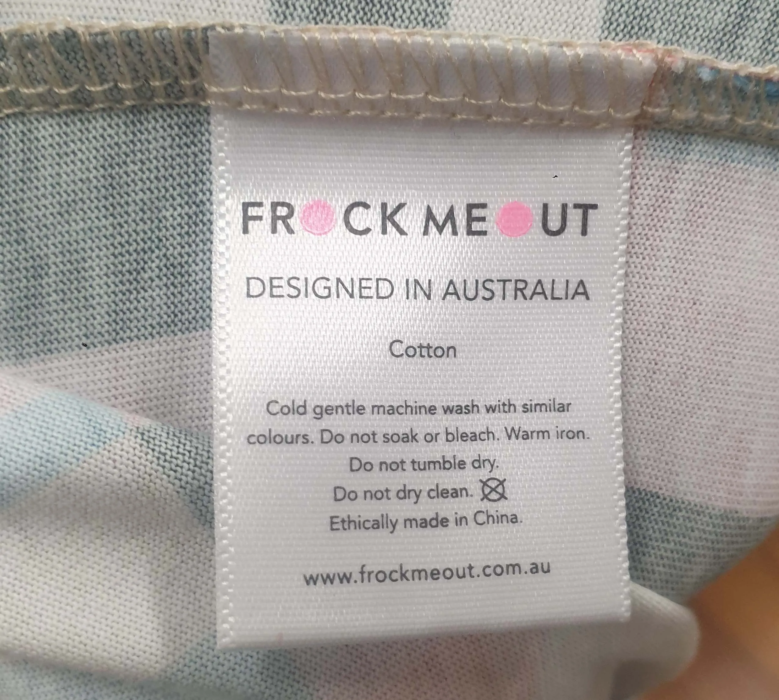 Frock Me Out colourful tee shirt dress size XL