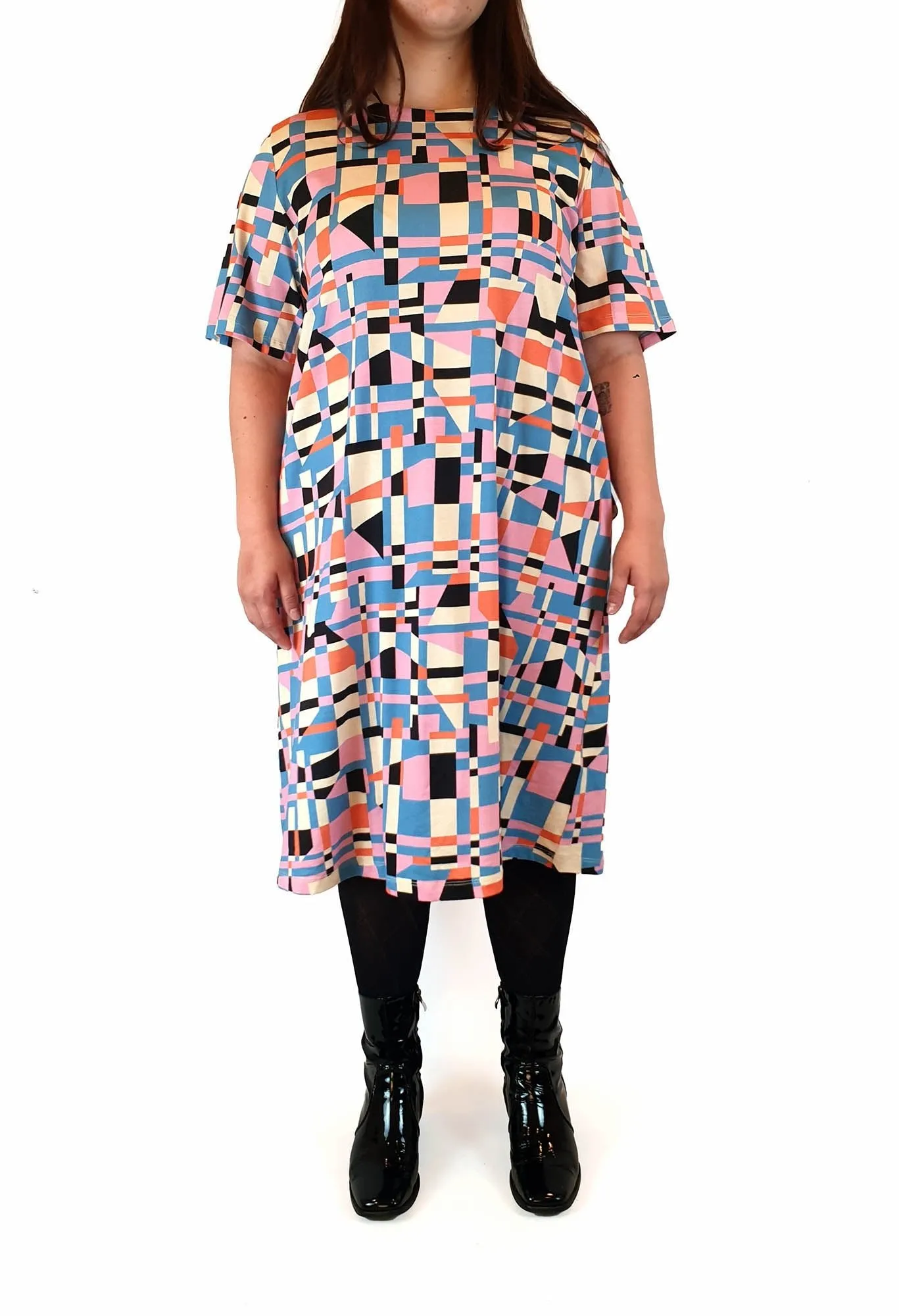 Frock Me Out colourful tee shirt dress size XL