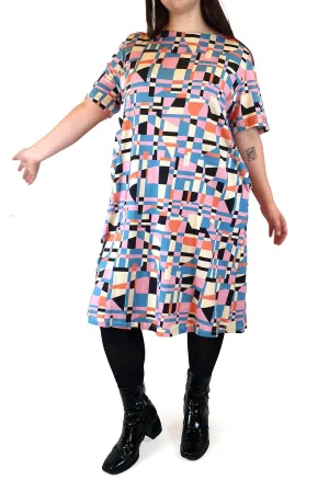 Frock Me Out colourful tee shirt dress size XL