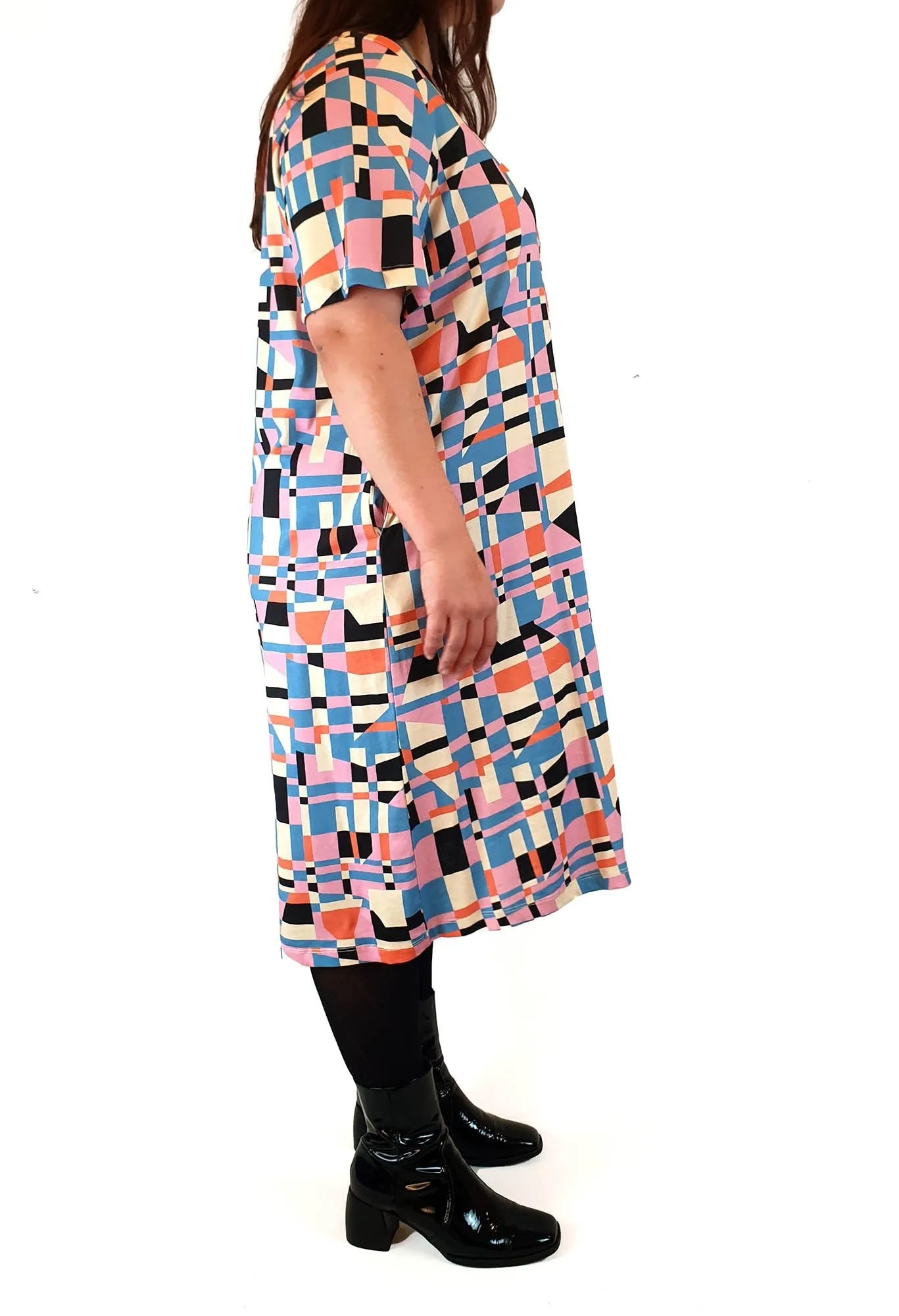 Frock Me Out colourful tee shirt dress size XL