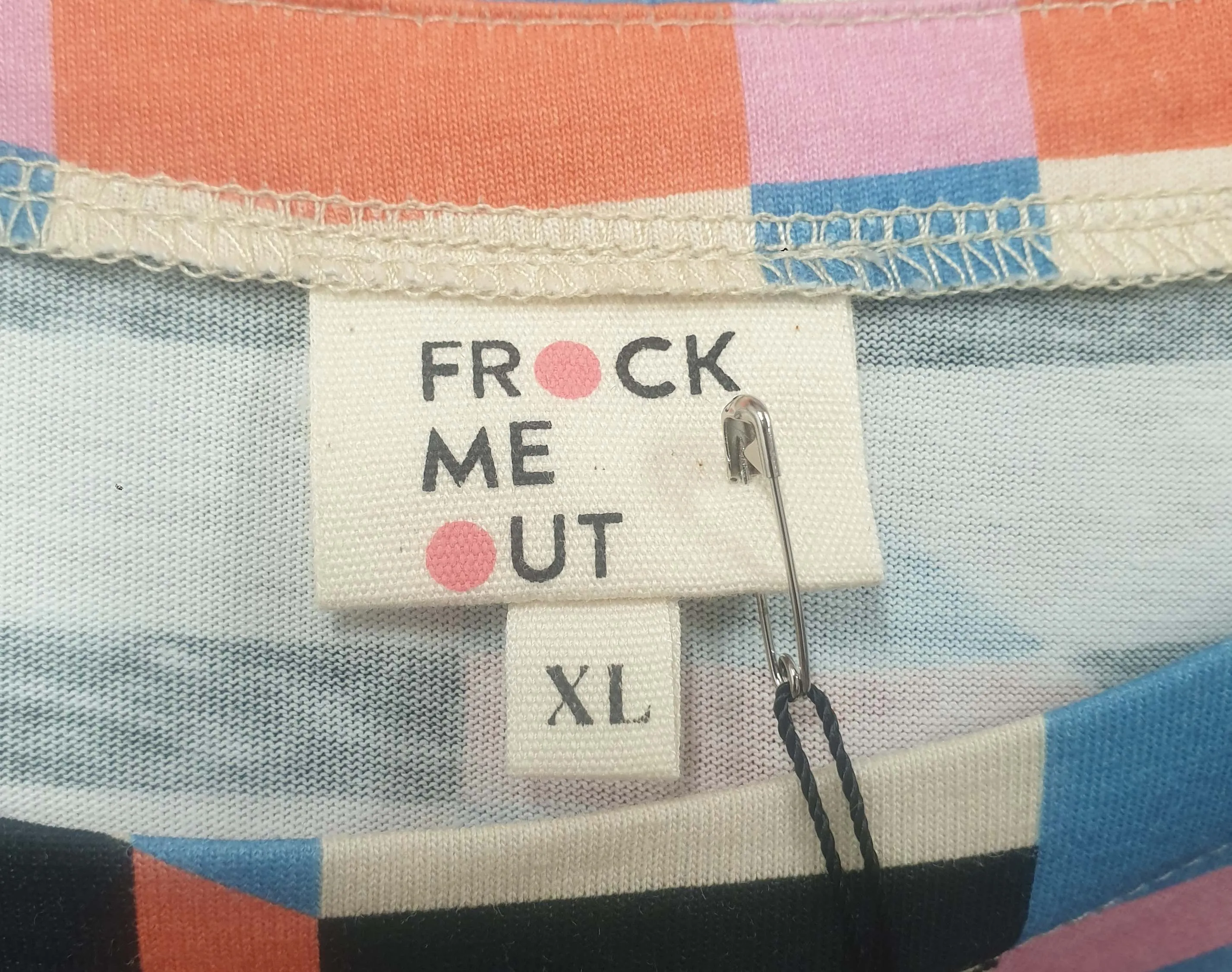Frock Me Out colourful tee shirt dress size XL