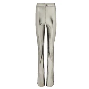 Galvanized High Waisted Trousers