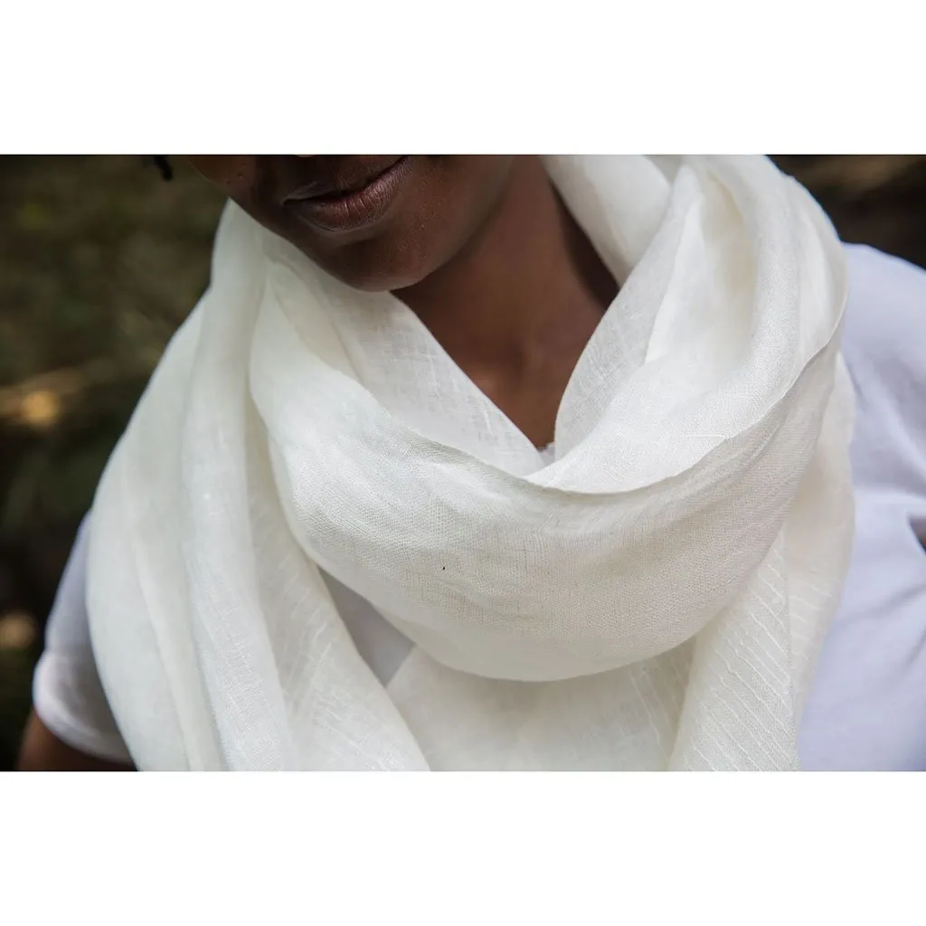 Gauze Linen Scarf