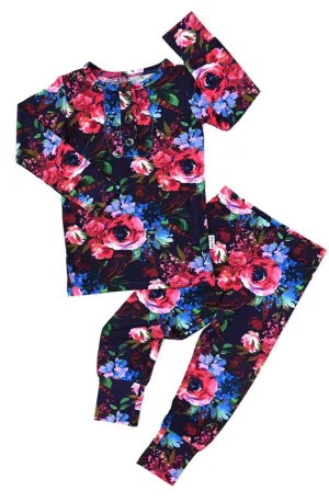 Gigi and Max Gabriella Floral Ruffle 2pc Set