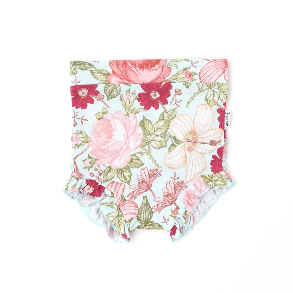 Gigi and Max Sutton Floral Ruffle Bummies