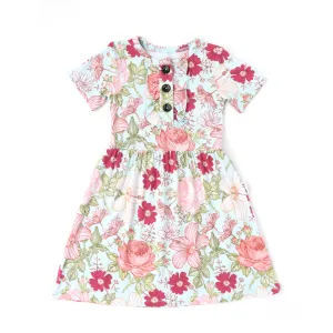 Gigi and Max Sutton Floral Ruffle Tutu Dress