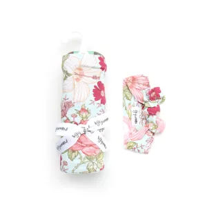 Gigi and Max Sutton Floral Swaddle Blanket & Headband Set
