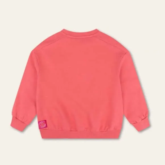 Girls Pink Hooray Oilily Heart Sweater
