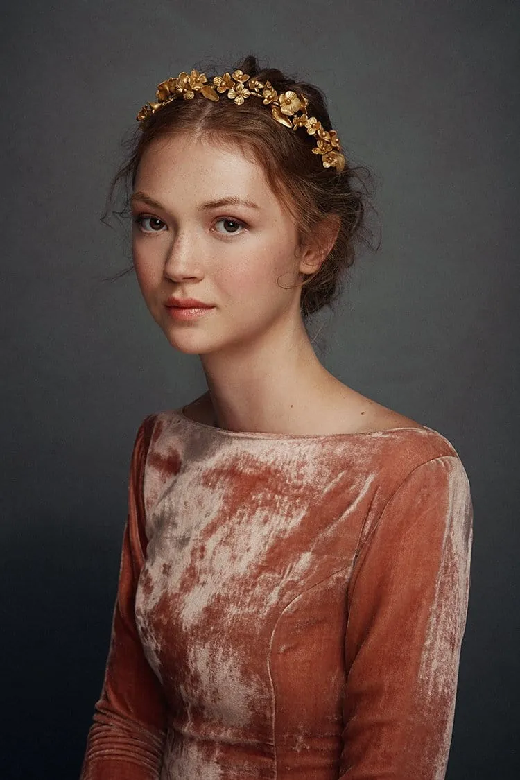 Golden Meadow Tiara