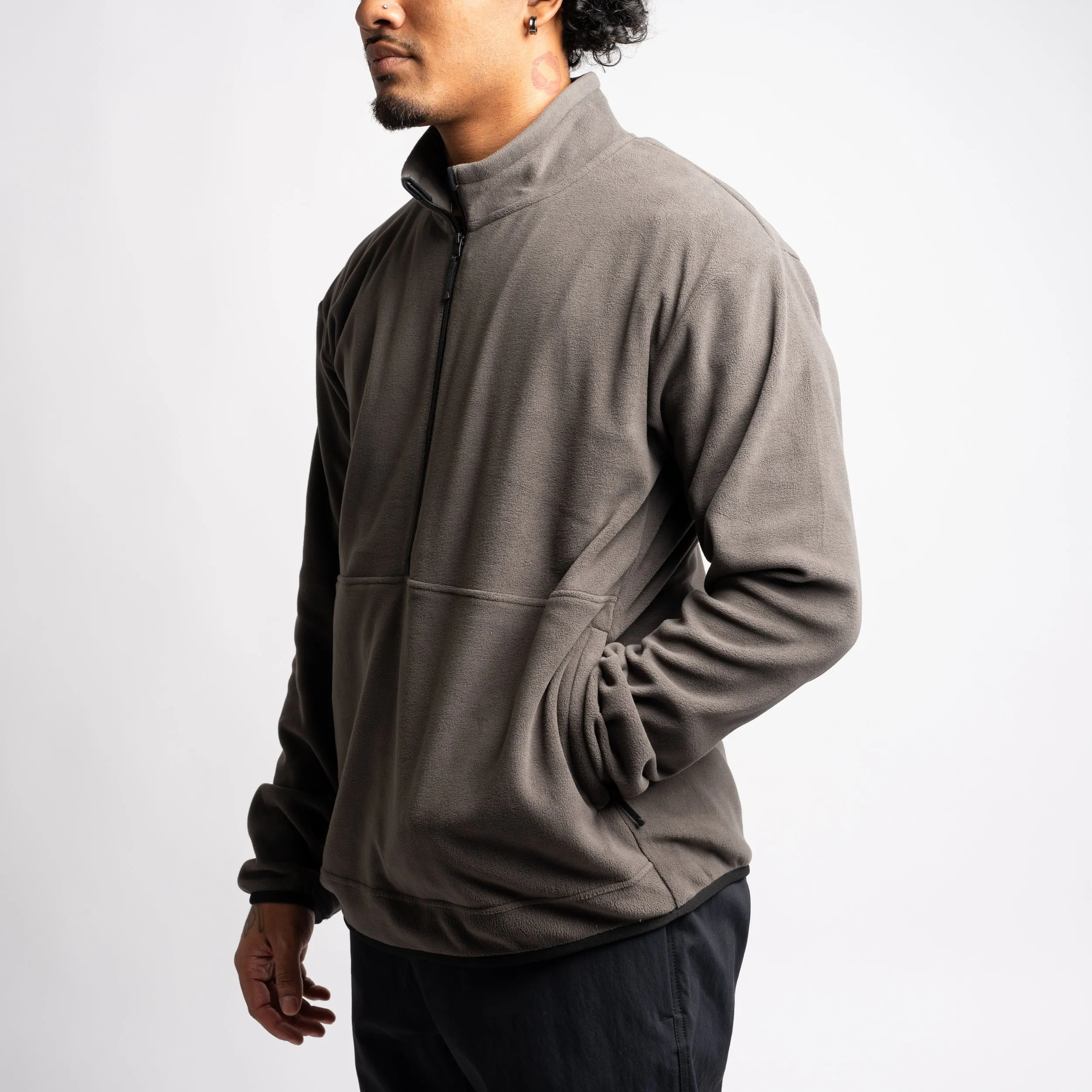 Goldwin Polartec Zip Pullover Dark Olive GL33318