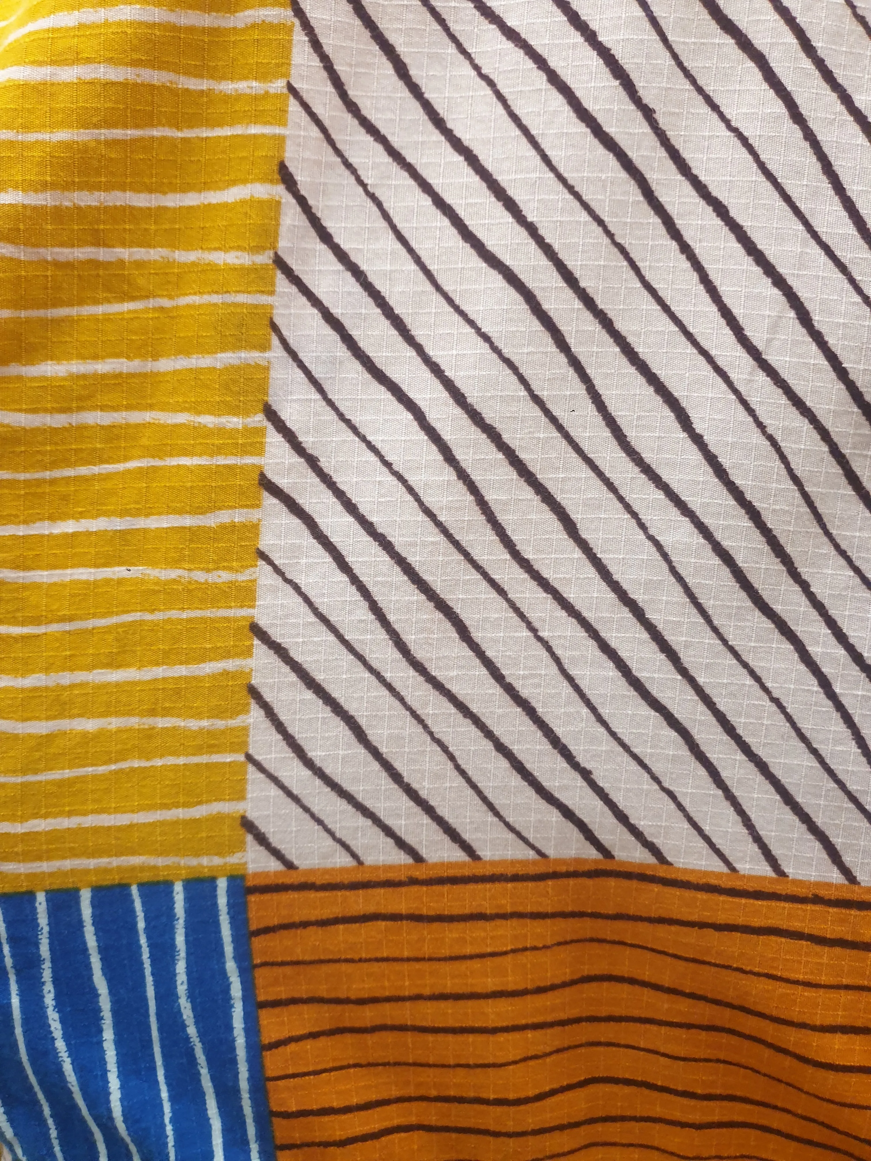 Gorman colourful check and striped print dress size L