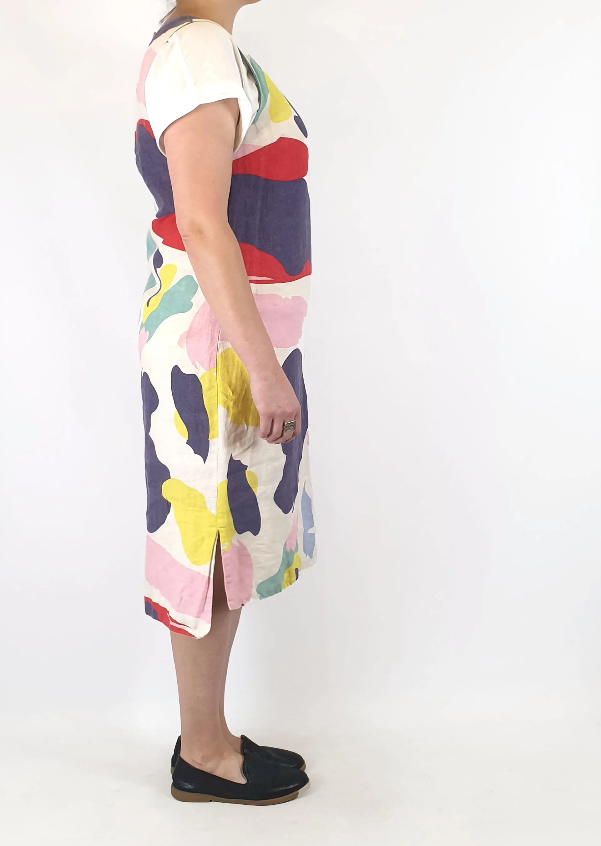 Gorman paint splatter print dress size 14