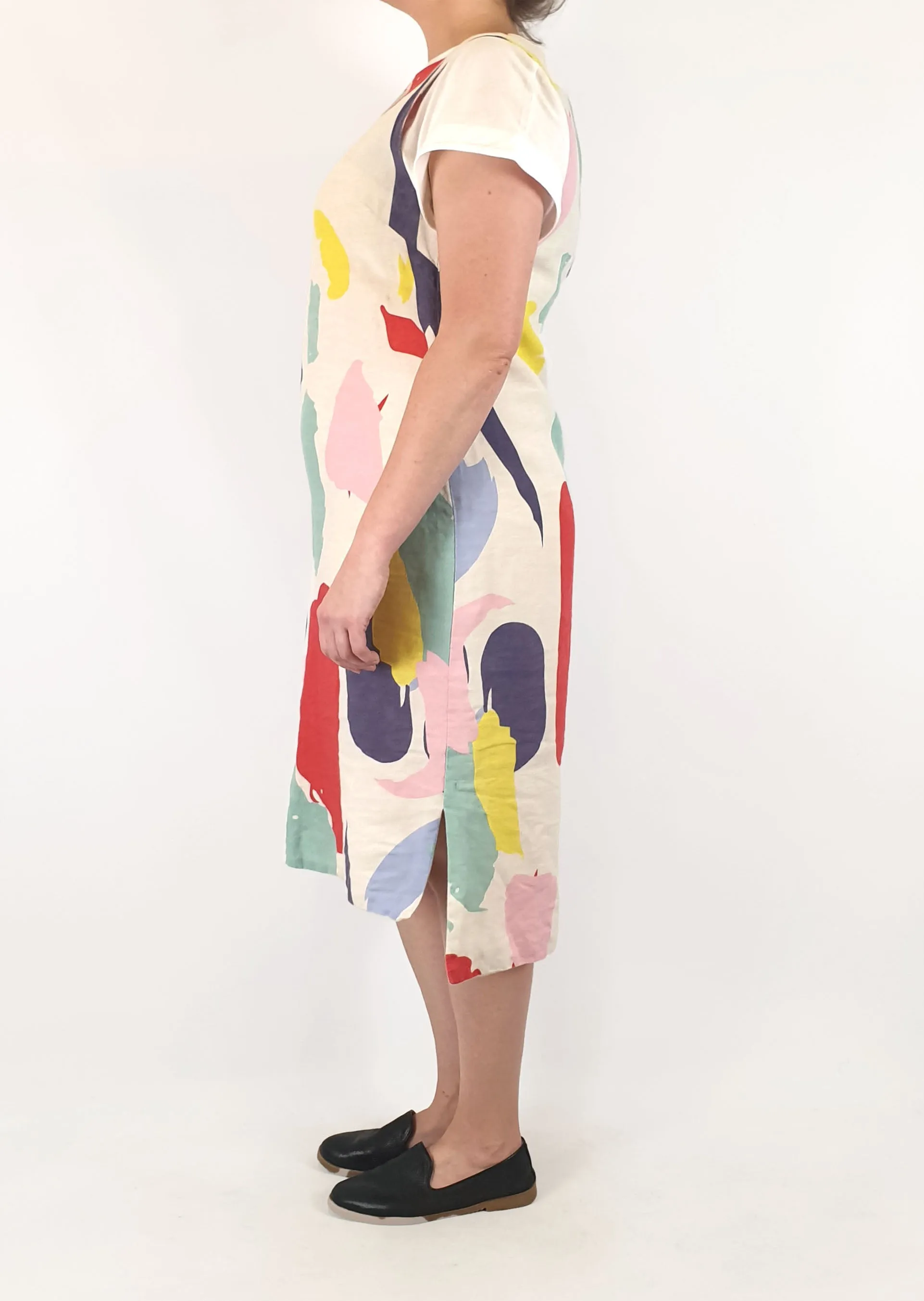 Gorman paint splatter print dress size 14