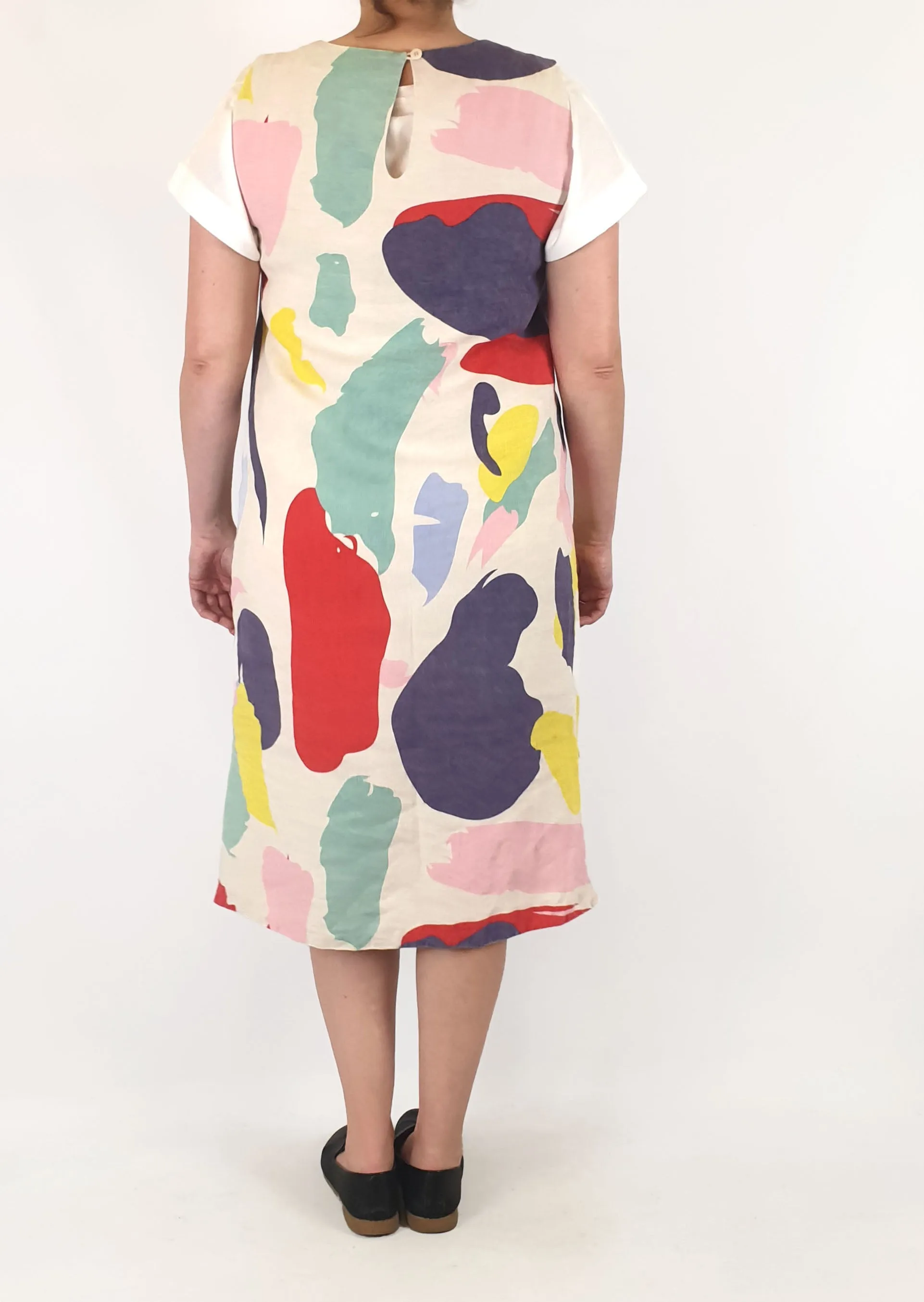 Gorman paint splatter print dress size 14
