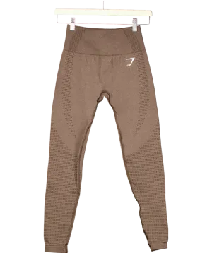 gymshark Brown High Waisted Leggings UK XS