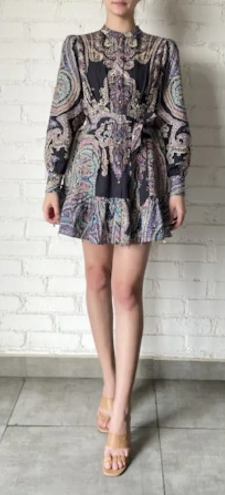 Hemant & Nandita Short Dress with Belt