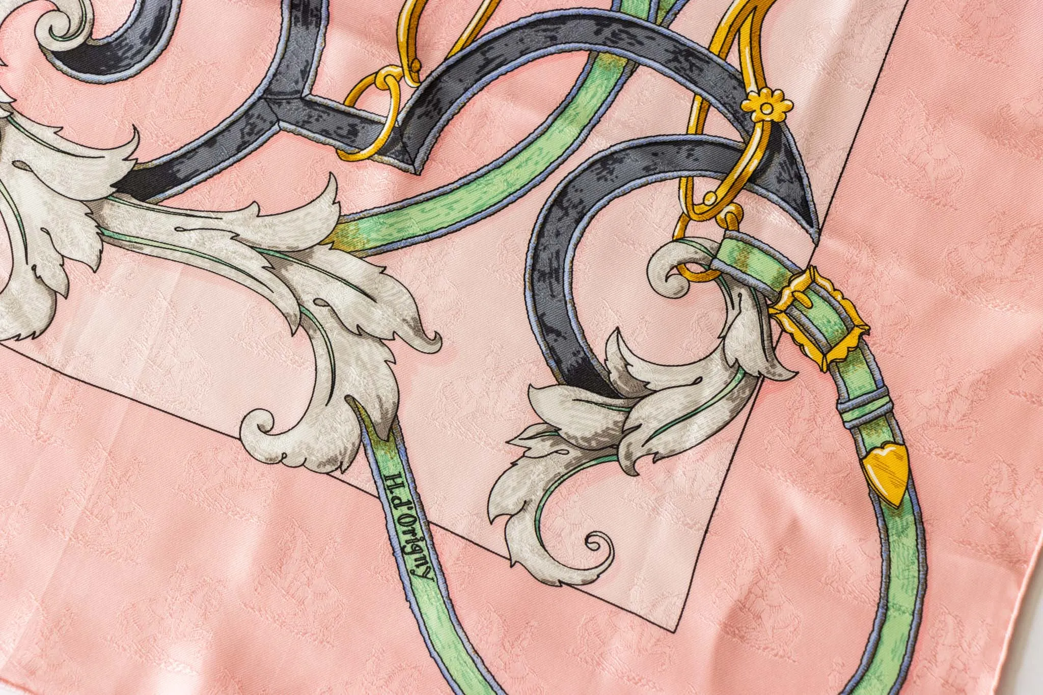Hermes L'Instruction du Roy Jacquard Scarf