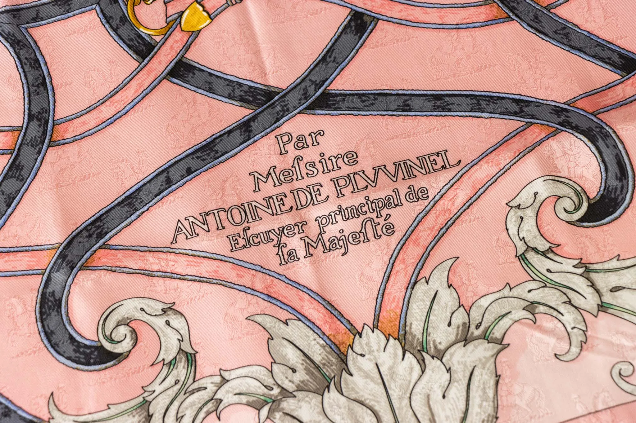 Hermes L'Instruction du Roy Jacquard Scarf