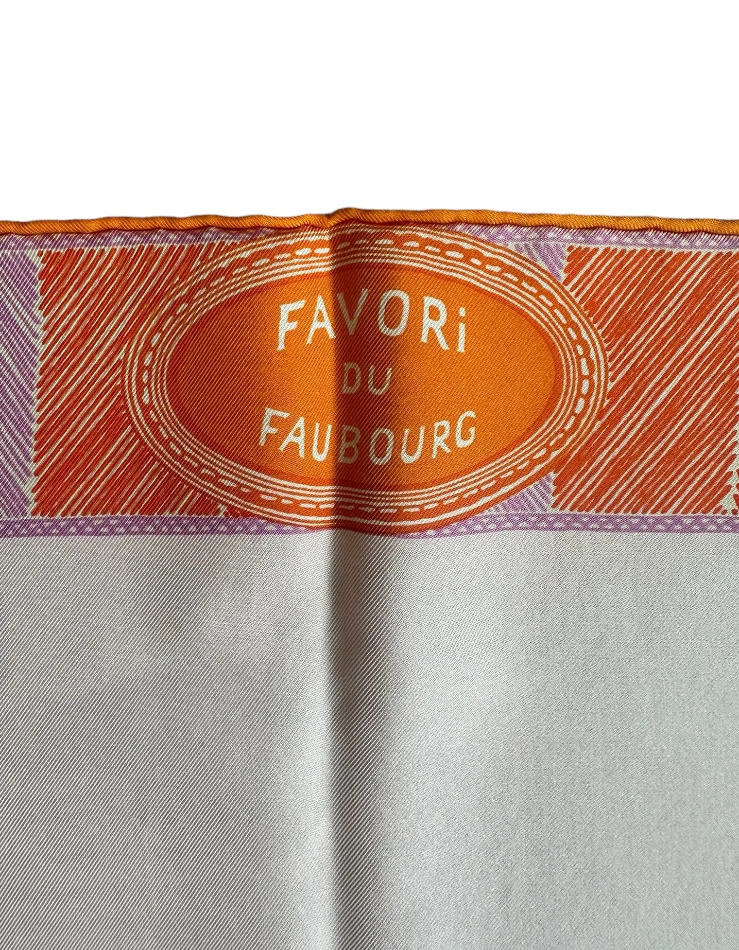 Hermes NEW Favori du Faubourg 90cm Carre Wash Silk Scarf