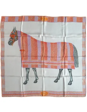 Hermes NEW Favori du Faubourg 90cm Carre Wash Silk Scarf
