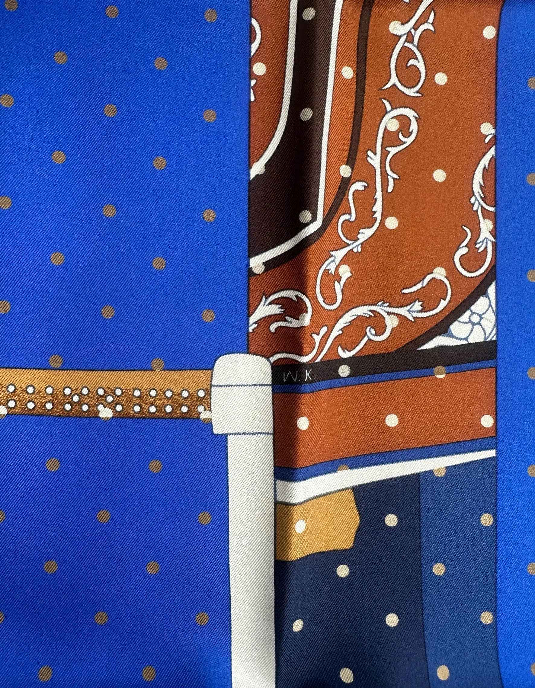 Hermes NEW La Berline Bayadere 90cm Silk Scarf