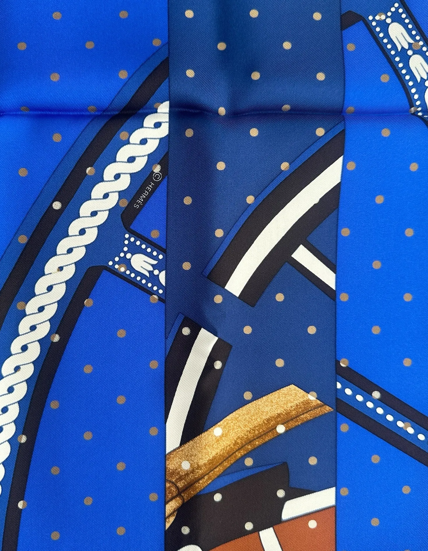 Hermes NEW La Berline Bayadere 90cm Silk Scarf