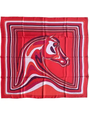 Hermes NEW Pegase Paysage 90cm Carre Wash Silk Scarf