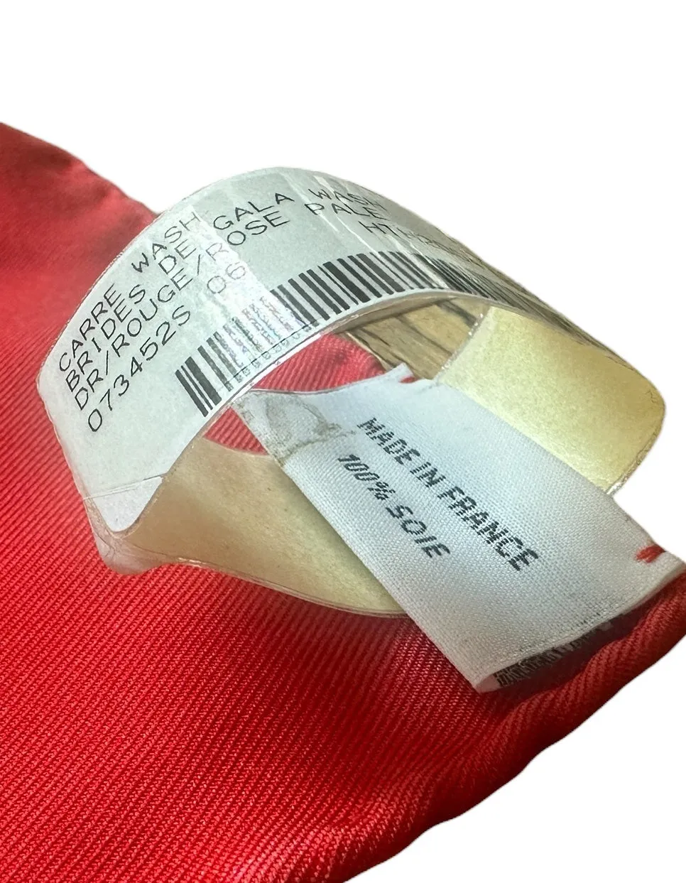Hermes NEW Rouge/ Rose Pale Brides de Gala 90cm Carre Wash Silk Scarf