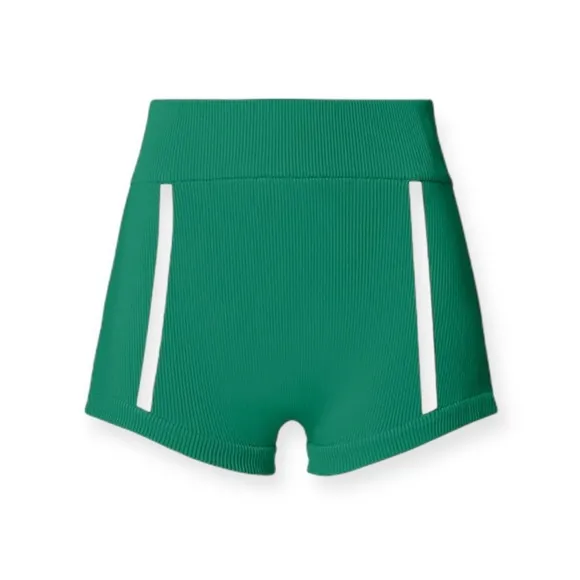 Herve Leger High Rise Knit Hot Pants