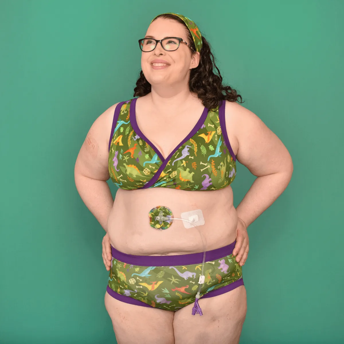 High Rise Briefs - Dino