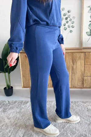 High Waisted Full Length Stretch Pants