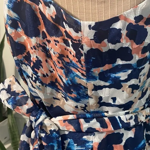 Hutch Anthropologie Floral Wrap Midi Dress