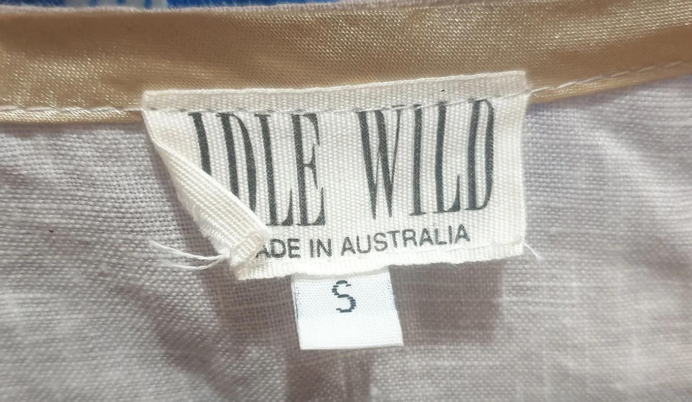 Idle Wild neutral linen dress size 10