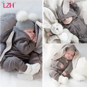 Infant Clothing Baby Girl Boys Clothes Autumn Spring Newborn Baby Rompers For Baby Jumpsuit Overalls Easter Costume 0-2 Year