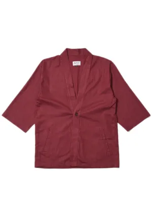 Jackhammer Ramie Noragi Jacket Sangria