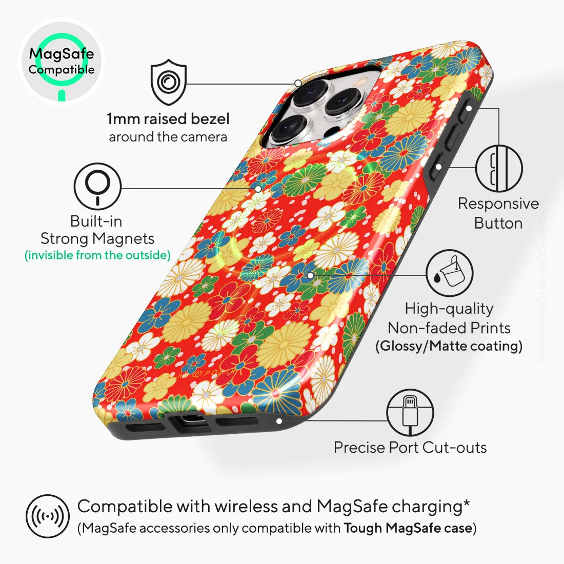 Japan Blossoms - iPhone 15 Pro Max Case