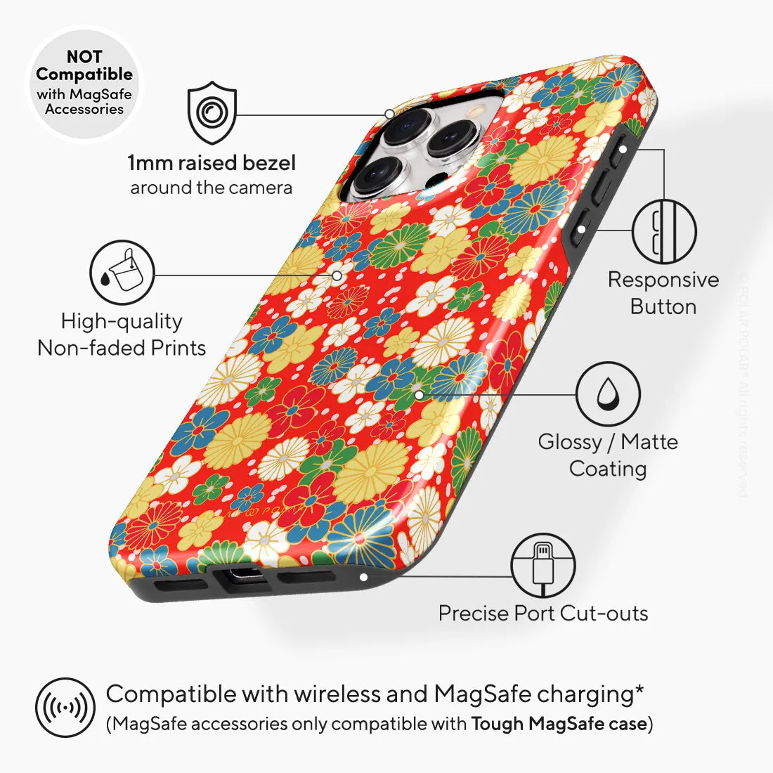 Japan Blossoms - iPhone 15 Pro Max Case