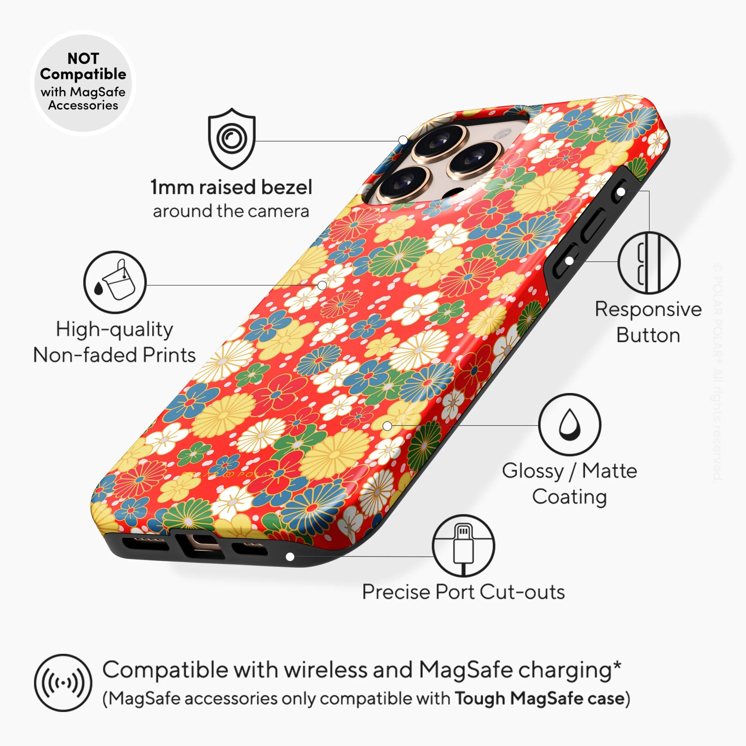 Japan Blossoms - iPhone 16 Pro Max Case