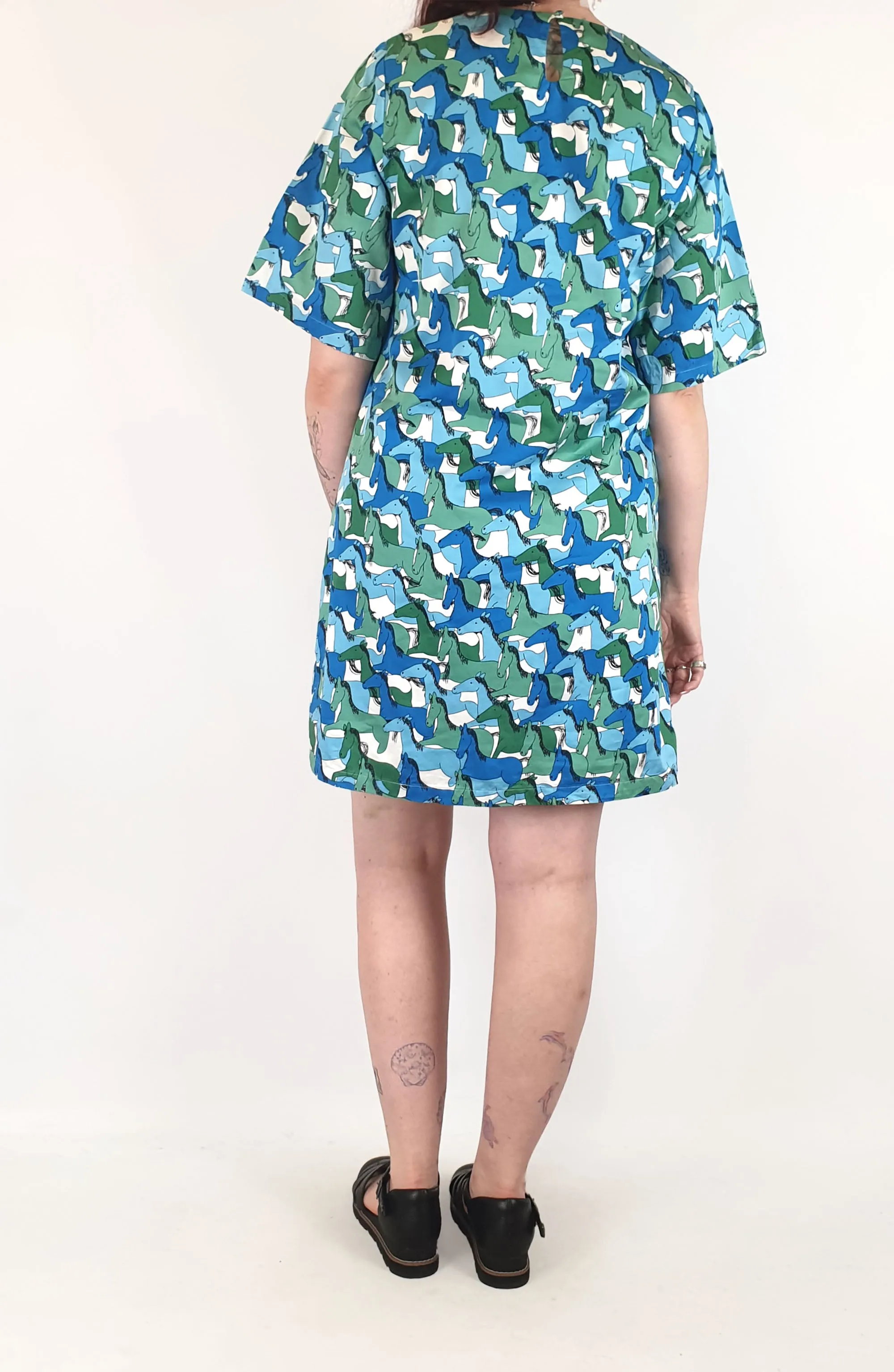 Jericho Road horses print dress size 14