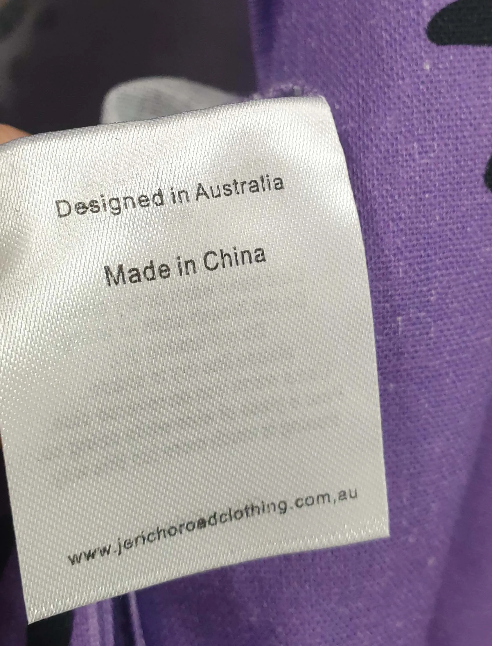 Jericho Road purple print boilersuit size 20