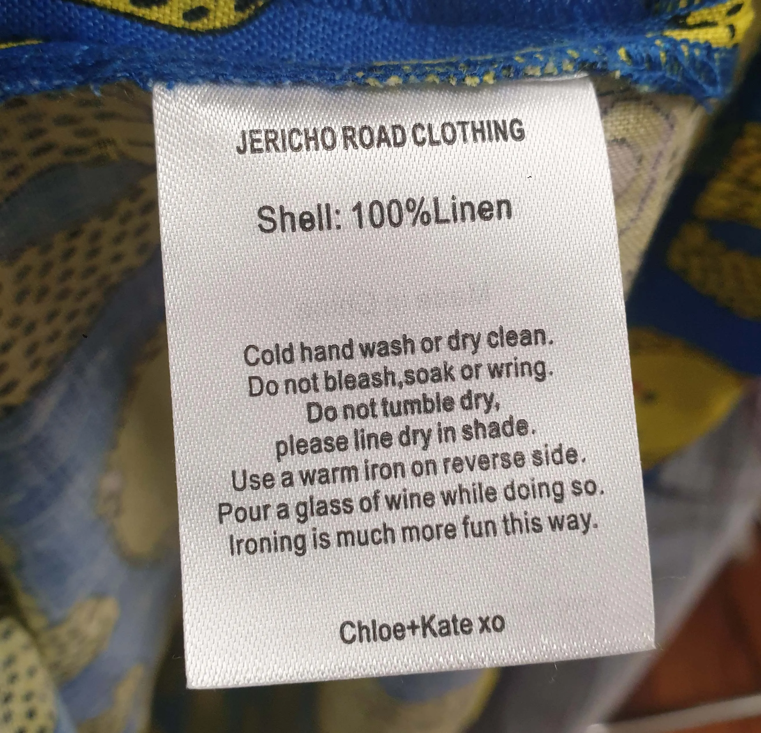 Jericho Road yellow happy bears 100% linen dress size 20