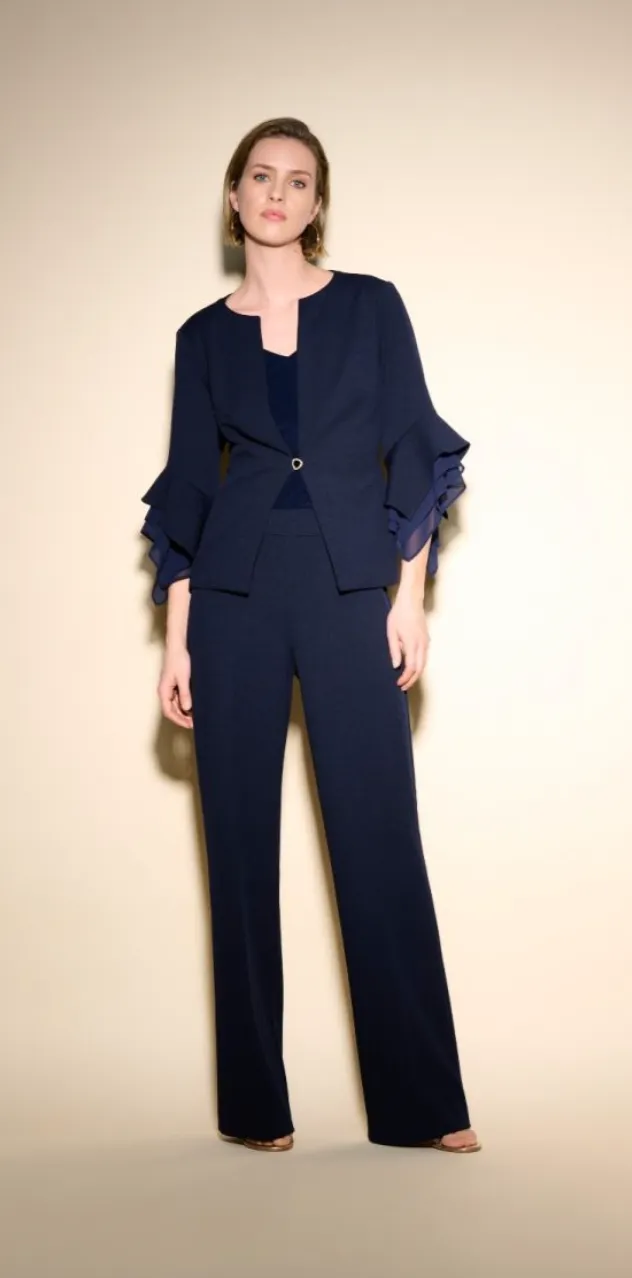 Joseph Ribkoff Midnight Blue Wide Leg Pant