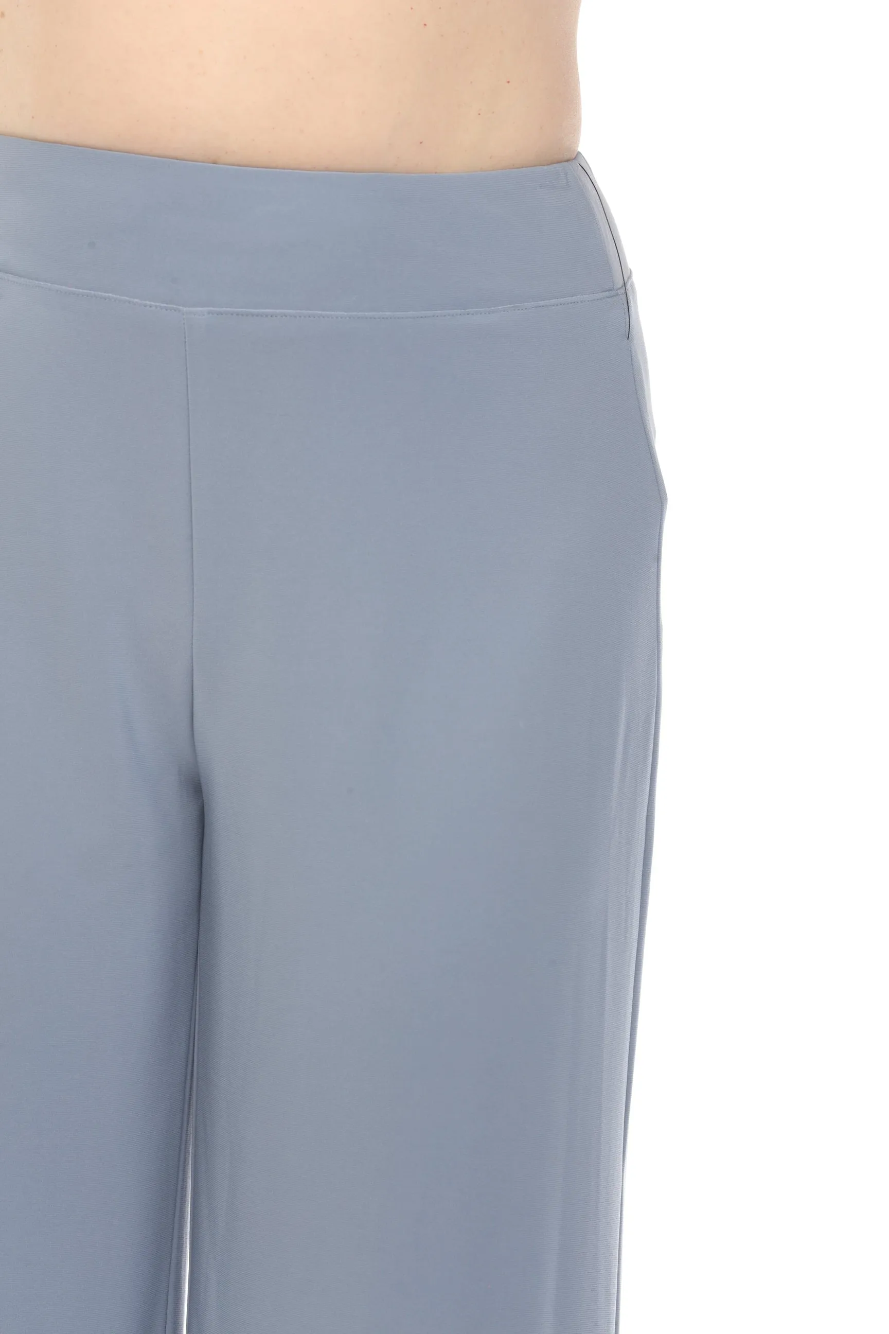 Joseph Ribkoff Serenity Blue Lightweight Pull On Wide Leg Trouser Pants 221340S24