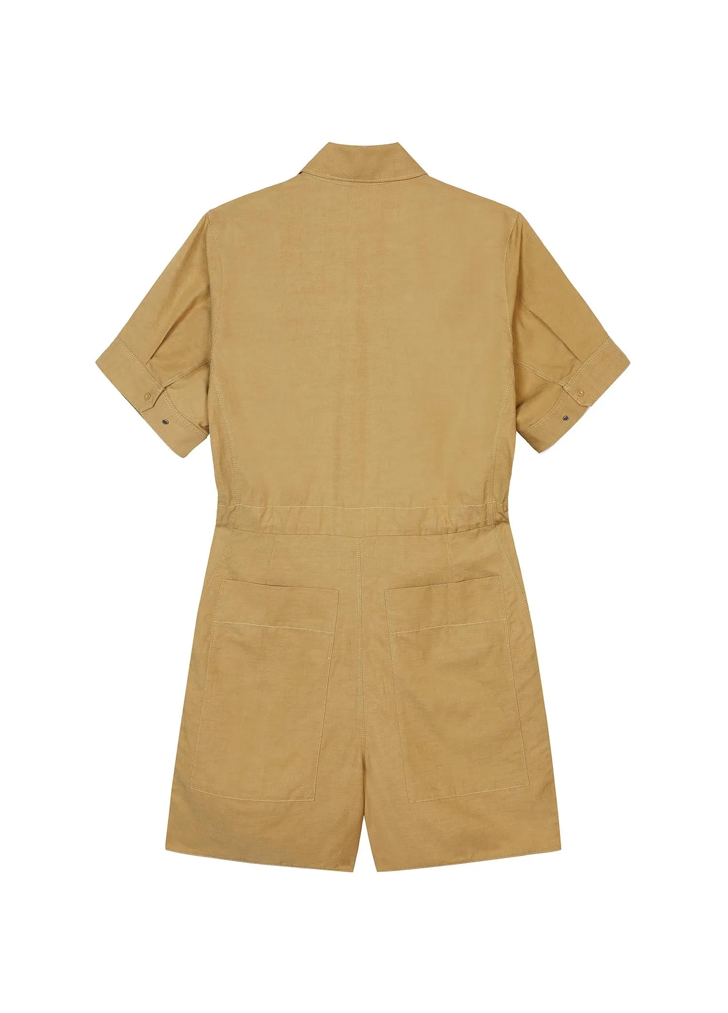 Jumpsuits / JNBY Solid Short Sleeve Jumpsuit