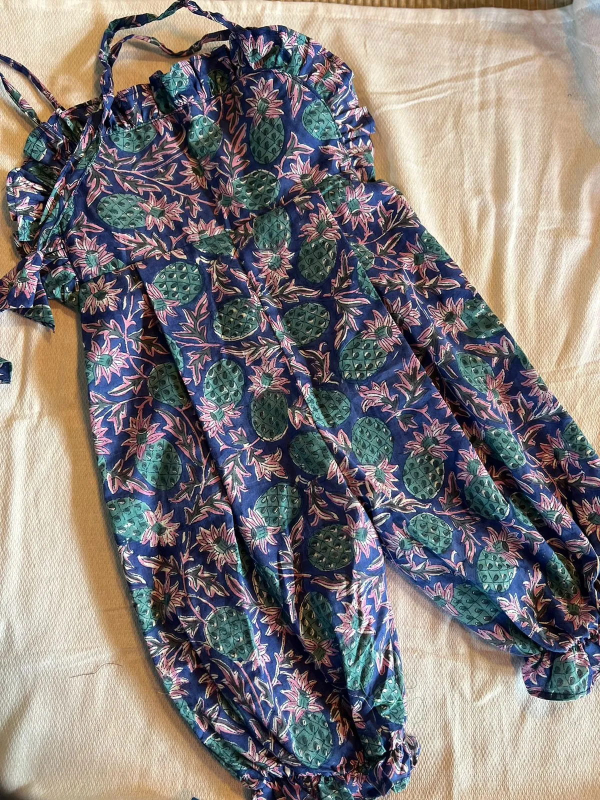 Klingaru Jumpsuit - Pineapples in Purple