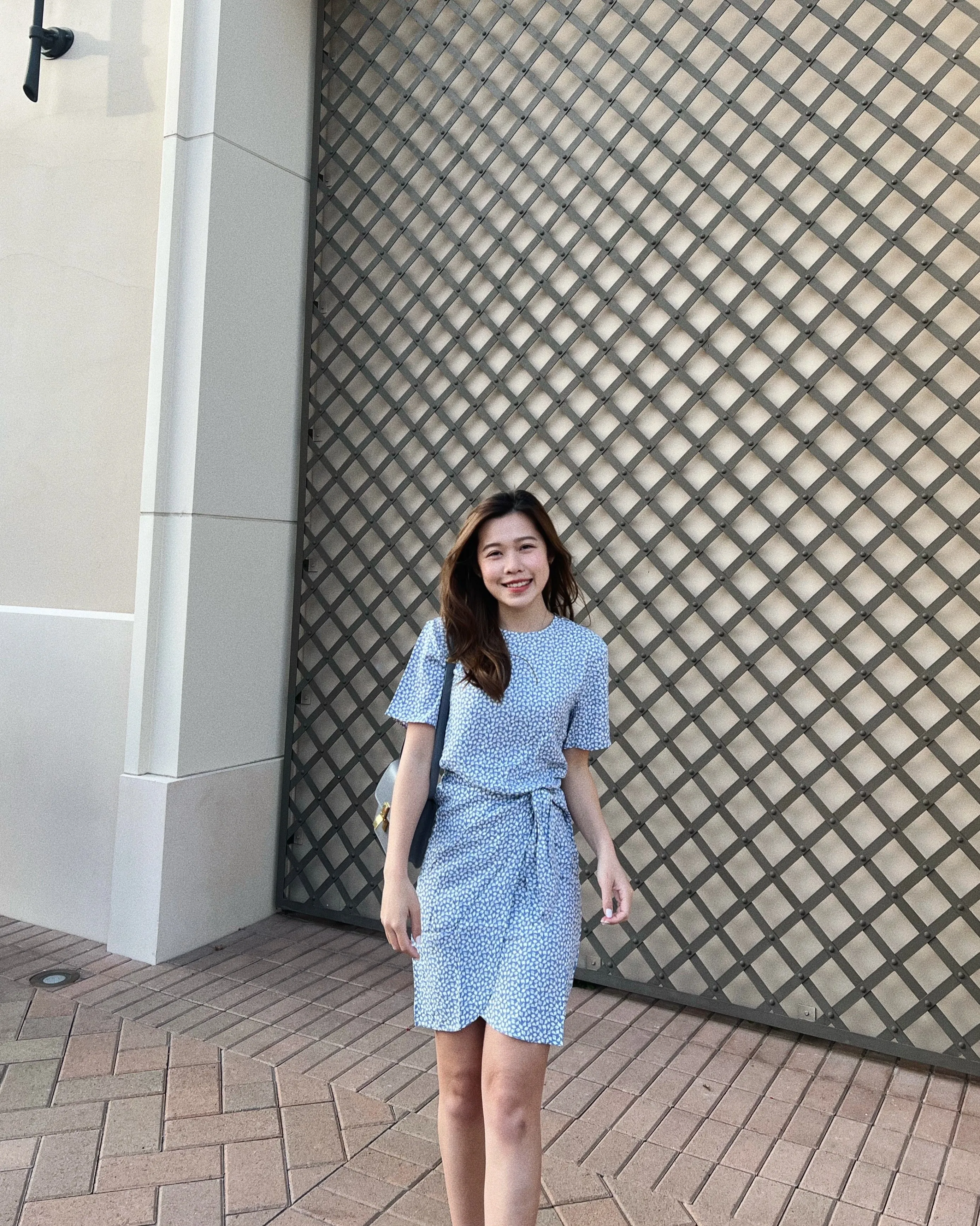 Knot Floral Mini Dress