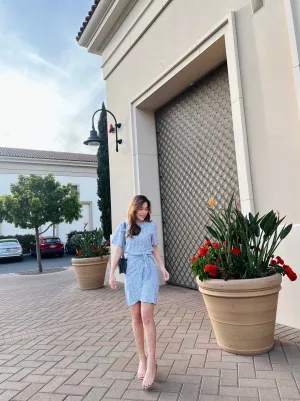 Knot Floral Mini Dress