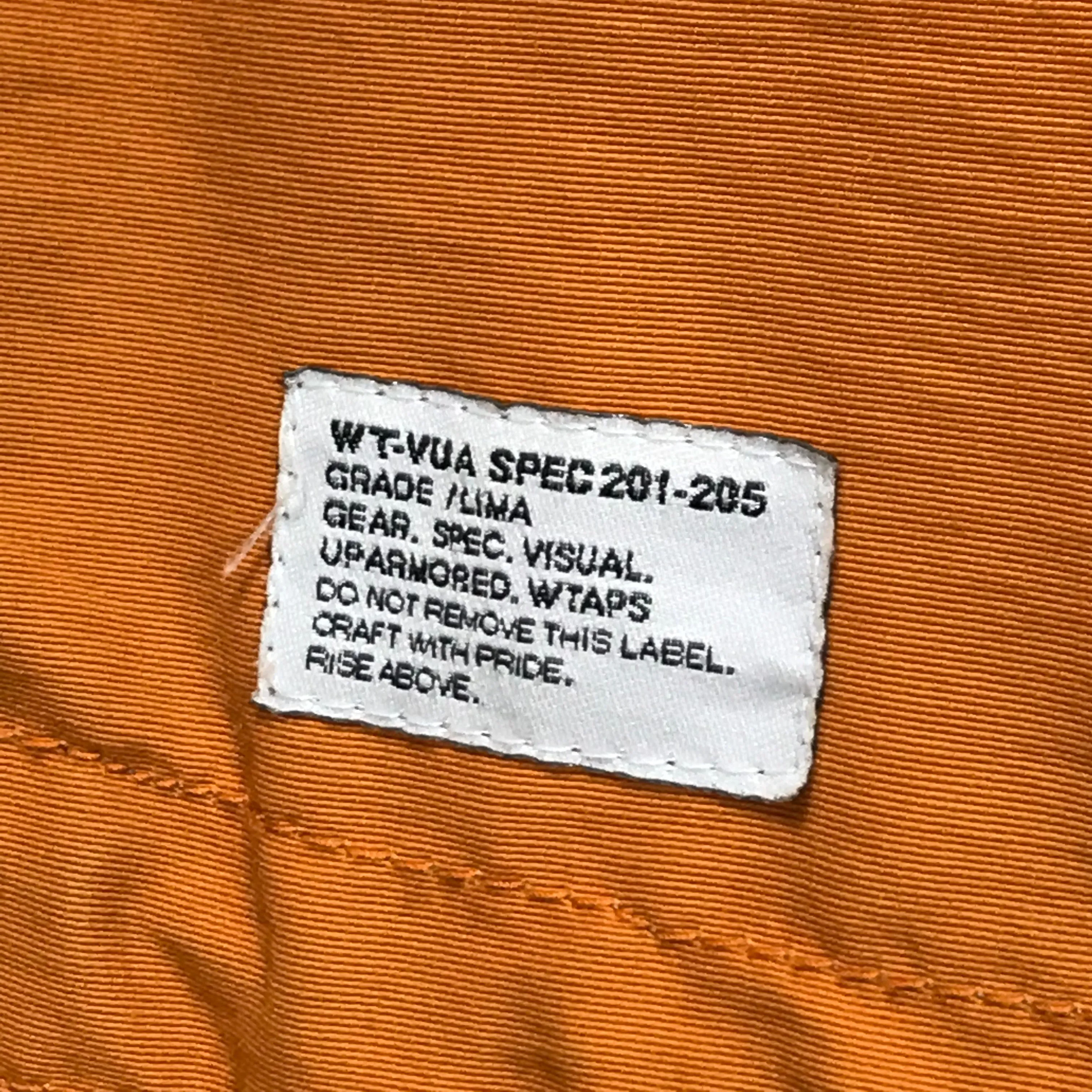 [L] WTaps Sherpa Mountain Parka Jacket Orange