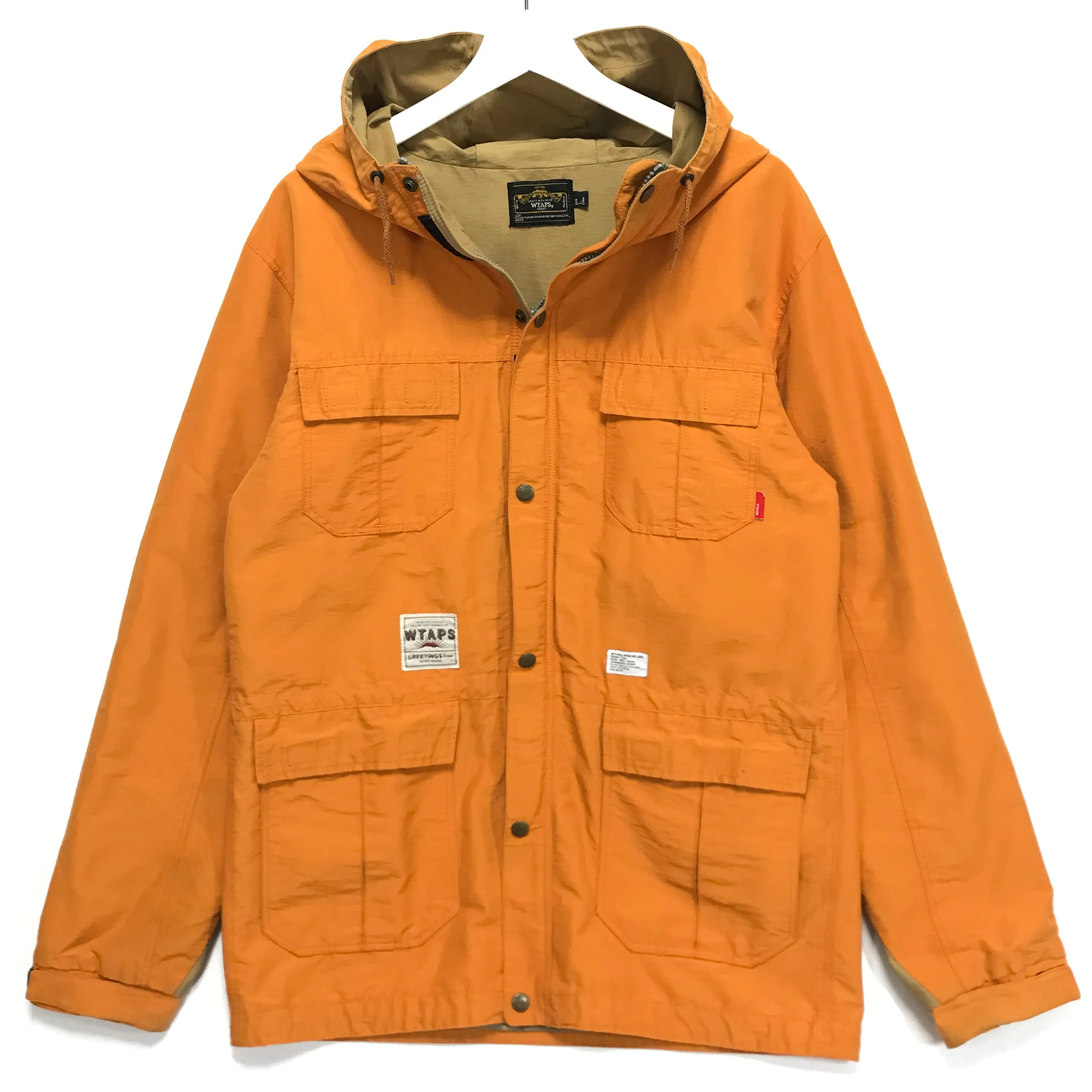 [L] WTaps Sherpa Mountain Parka Jacket Orange